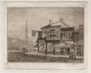 Cleveland, Woodland Avenue ja Eagle Street, 1878.