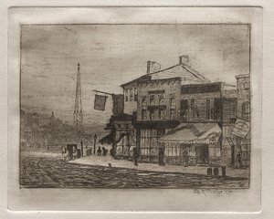Eagle Street ja Woodland Avenue, 1878. tekijältä Otto H. Bacher