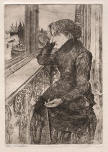 Venetsian etsaukset: Kaunis näkymä, 1882. tekijältä Otto H. Bacher