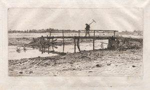 Footbridge, Worth, 1879. tekijältä Otto H. Bacher