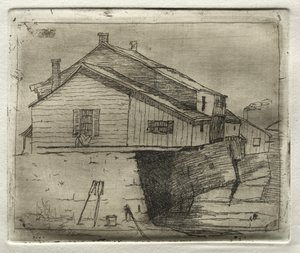 Talo veden päällä, 1878. tekijältä Otto H. Bacher