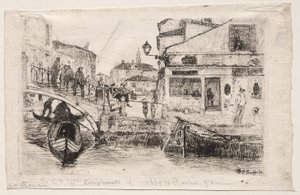 Ponte Tolentine, 1880. tekijältä Otto H. Bacher