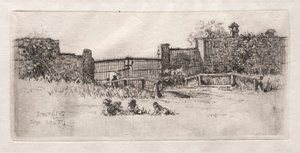 Portti, Lustheim, 1879. tekijältä Otto H. Bacher