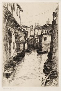 Kanava Venetsiassa, n. 1880-82 (etsaus)