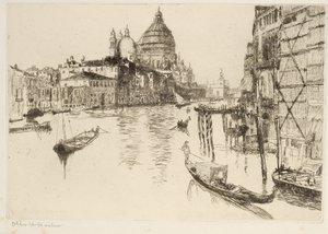 Grand Canal, Venetsia tekijältä Otto Henry Bacher
