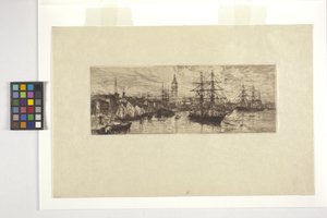 Venetsia, laivaliikenne ja Palazzo Ducale tekijältä Otto Henry Bacher