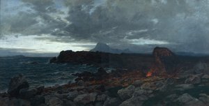 Syksyinen ilta rannikolla, Kinn tekijältä Otto Ludvig Sinding