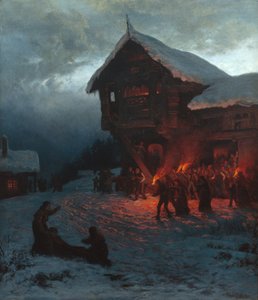 Taistele joulujuhlissa Münchenissä