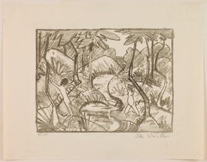 Metsämaisema, portfoliosta "Otto Müller" tekijältä Otto Mueller