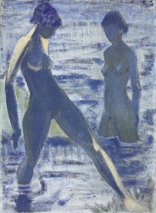 Uimarit, n. 1927 tekijältä Otto Mueller