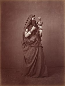 Egyptiläisen naisen muotokuva,c. 1870 (kuva) tekijältä Otto Schoefft