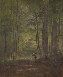 Waldinneres mit Staffage tekijältä Otto Seitz