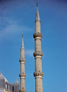 Minareettien yksityiskohta (1575) tekijältä Ottoman School