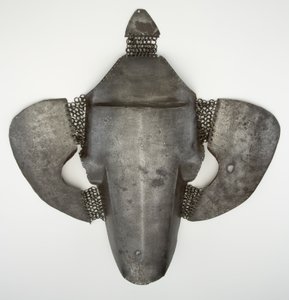 Shaffron, hevosen pääpanssari, 1500-luvun alku (rauta) tekijältä Ottoman School