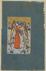Enkeli Israfil, n. 1580-1590 tekijältä Ottoman School