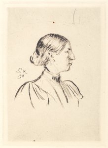 Anna Ancherin muotokuva, profiili tekijältä Peder Severin Krøyer