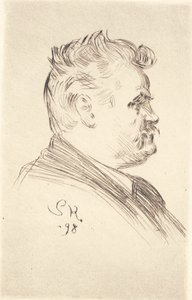 Carl Locherin muotokuva, profiili tekijältä Peder Severin Krøyer