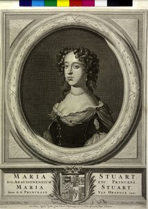 Englannin kuningatar Maria II tekijältä P. Bouttats