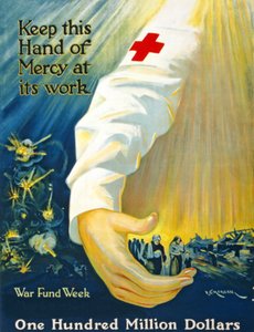 Pidä tämä armon käsi työssä, Sotarahastoviikko, sata miljoonaa dollaria, 1917-20.