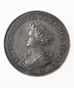 Brittiläisten voittojen muistomitali tekijältä P. H. Muller