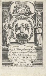 Pelikaani ruokkii poikasiaan omalla verellään Nimisivu: D. van Baardt, Tapytje der Geestelijcke ende wereldtlijcke Lordship, 1661 tekijältä P. Langweer