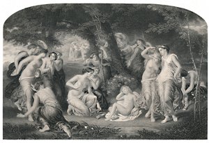 Cupid Sonnetin riisuminen Cliv., c1870 tekijältä P. Lightfoot