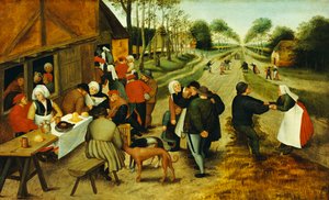 Talonpojat Roadside Innissä tekijältä P. the Younger Brueghel