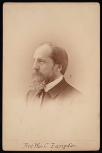 Pastori William Chauncy Langdonin muotokuva 1831-1895, noin 1881. tekijältä Pach Bros