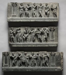Bachlanian hätäapu, Pakistan, Gandhara, Buner Area, Varhainen Kushan-kausi (Ad 1-320) (liuske) tekijältä Pakistani School