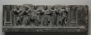 Bachlanian hätäapu, Pakistan, Gandhara, Buner Area, Varhainen Kushan-kausi (Ad 1-320) (liuske) tekijältä Pakistani School