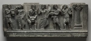 Bachlanian hätäapu, Pakistan, Gandhara, Buner Area, Varhainen Kushan-kausi (Ad 1-320) (liuske) tekijältä Pakistani School