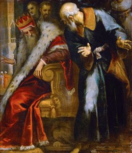Profeetta Nathan nuhtelee kuningas Daavidia, Palma il Giovane, Jacopo, nuorempi