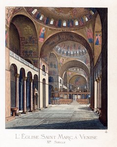 San Marcon basilikan sisätilat Venetsiassa (Italia)