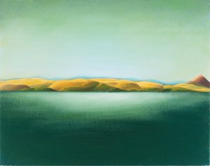 Paysage n°2, 2015 (öljy puupaneelille)
