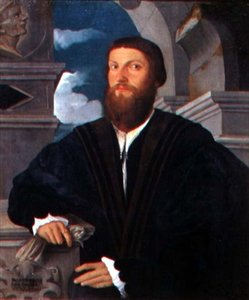 Lääkäri Coignatin muotokuva, n. 1534 tekijältä Paolo Pino or Pini
