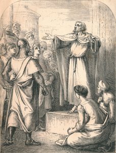 Pietari saarnaamassa ensimmäistä ristiretkeä, 1869 tekijältä Paolo Priolo