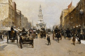 The Strand, Lontoo, 1888