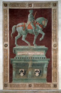 Sir John Hawkwoodin hautamonumentti - Fresko tekijältä Paolo Uccello