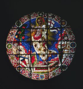 Oculus, joka kuvaa ylösnousemusta, 1443 tekijältä Paolo Uccello