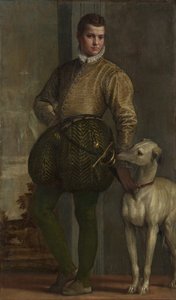 Poika vinttikoiran kanssa, mahdollisesti 1570-luku. tekijältä Paolo Veronese