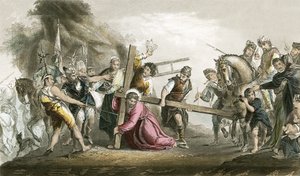 Kristus kantaa ristiä