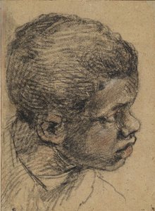 Mustan pojan pää, 1500-luku. tekijältä Paolo Veronese