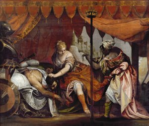 Judith ja Holofernes tekijältä Paolo Veronese