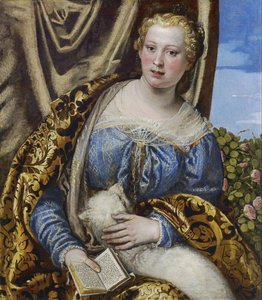 Portrait of a Lady as Saint Agnes tekijältä Paolo Veronese