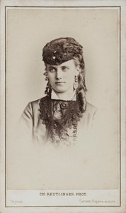 Retrat de Christine Nilsson 1843-1921. finlandès