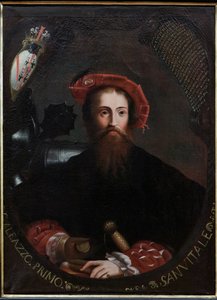 Fontanellato, Rocca Sanvitale: "Barbara Sanseverino Sanvitalen muotokuva", kopio