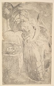 Astrologia, 1500-luvun alku. tekijältä Parmigianino