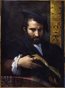 Muotokuva miehestä kirjan kanssa, n. 1524.