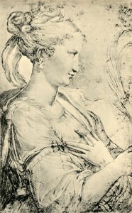 Pyhän Katariinan tutkimus, 1530-1540, 1943. tekijältä Parmigianino
