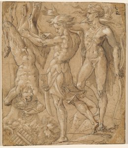 Marsyasin nylkeminen tekijältä Parmigianino